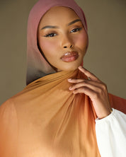 Printed Modal Hijab - Sunset