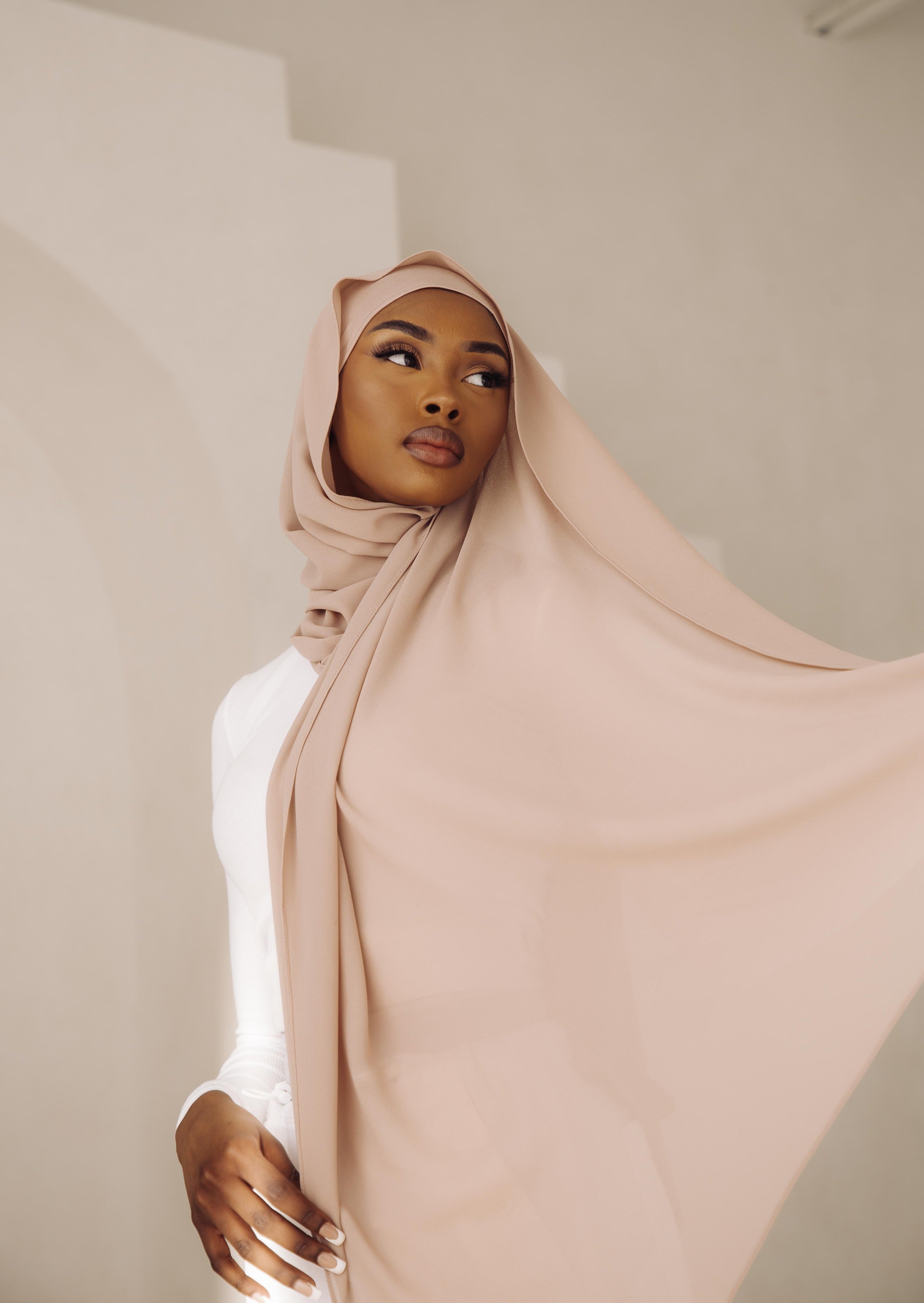 instant hijab with undercap