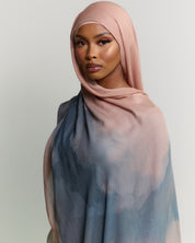 Printed Modal Hijab - Cotton Candy
