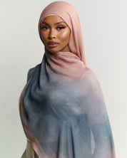 Printed Modal Hijab - Cotton Candy