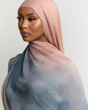 Printed Modal Hijab - Cotton Candy