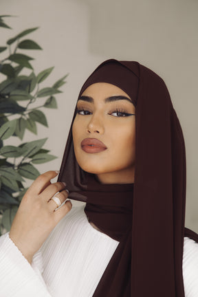 Matching Hijab & Undercap Set - Nespresso