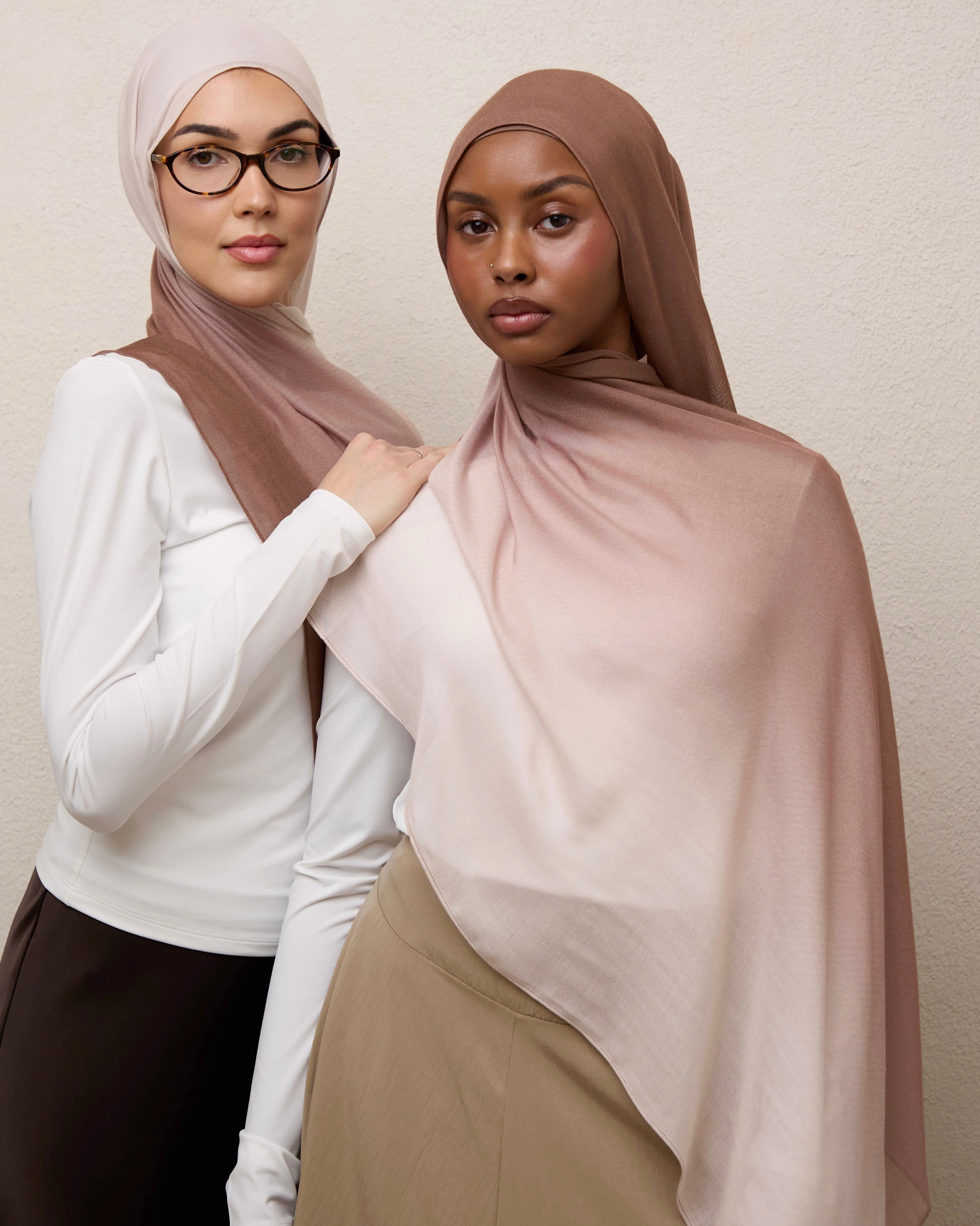 Ombré Modal Hijab - The Latte Girl