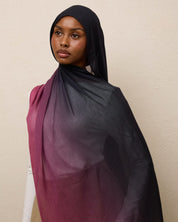 Ombré Modal Hijab - Blackberry Lemonade