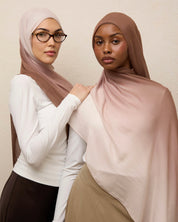 Ombré Modal Hijab - The Latte Girl