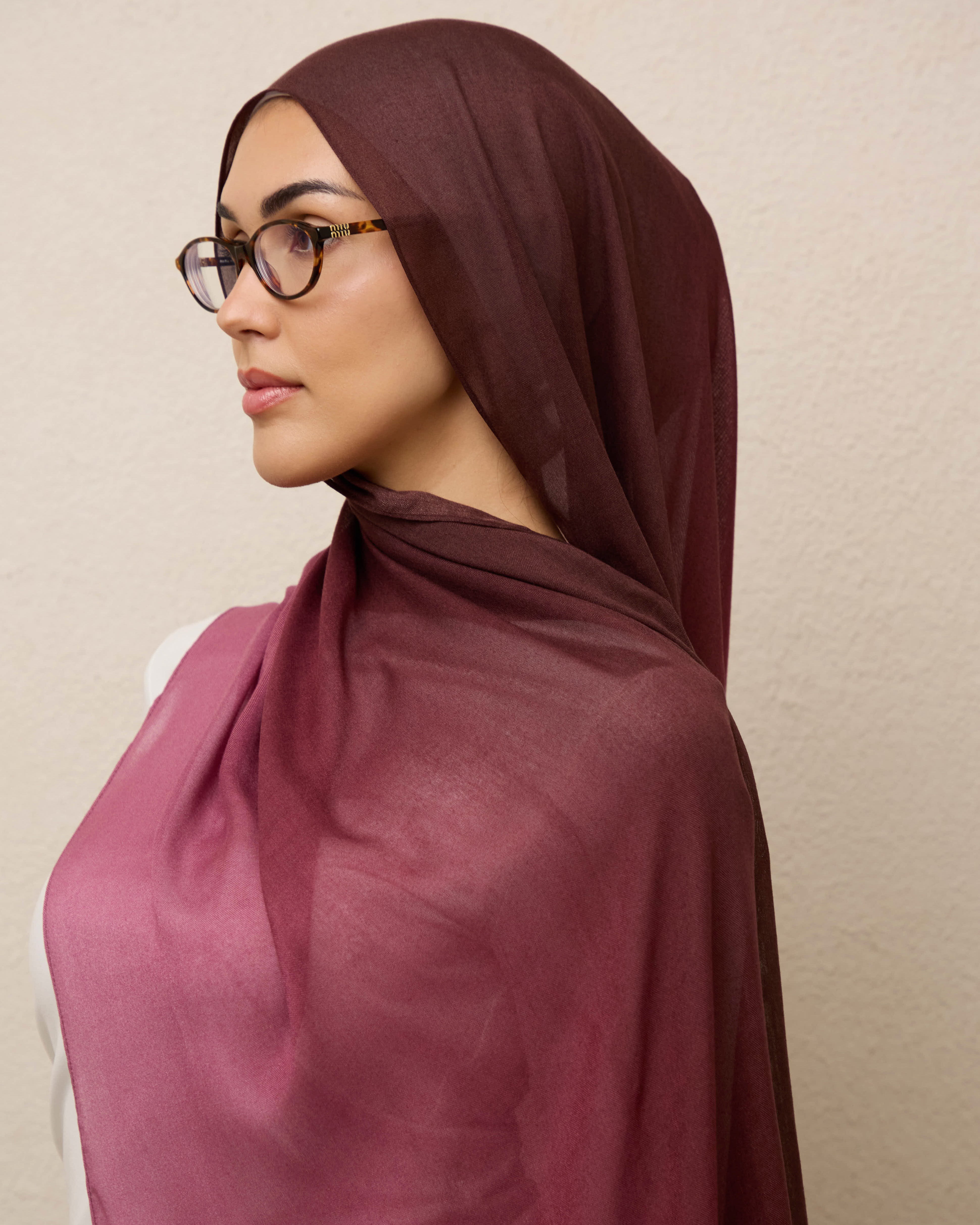 Ombré Modal Hijab - Strawberry Acai Refresher