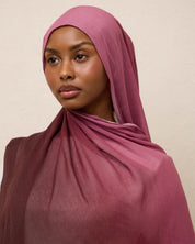 Ombré Modal Hijab - Strawberry Acai Refresher