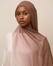 Ombré Modal Hijab - The Latte Girl
