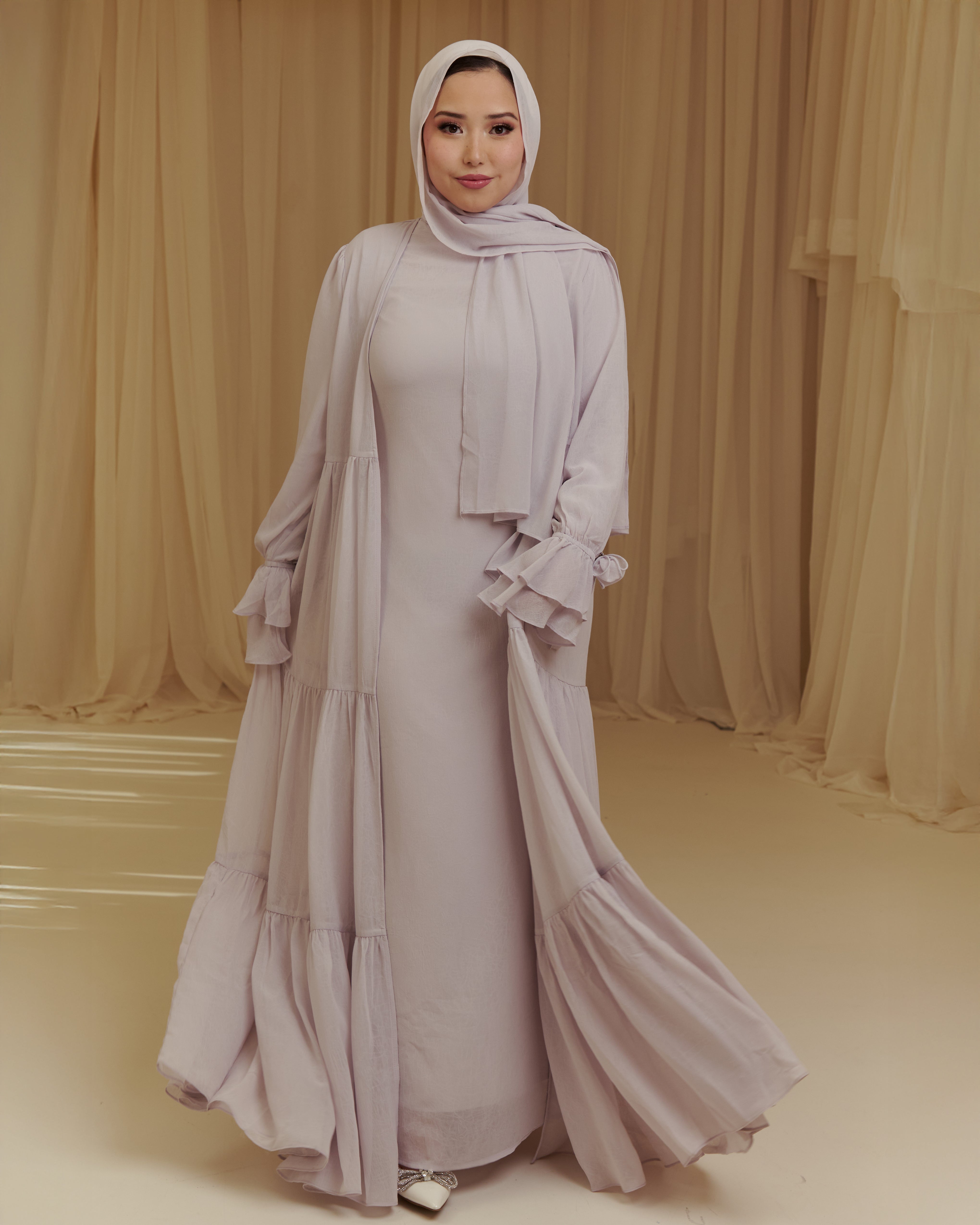 The Muse Abaya - Lilac