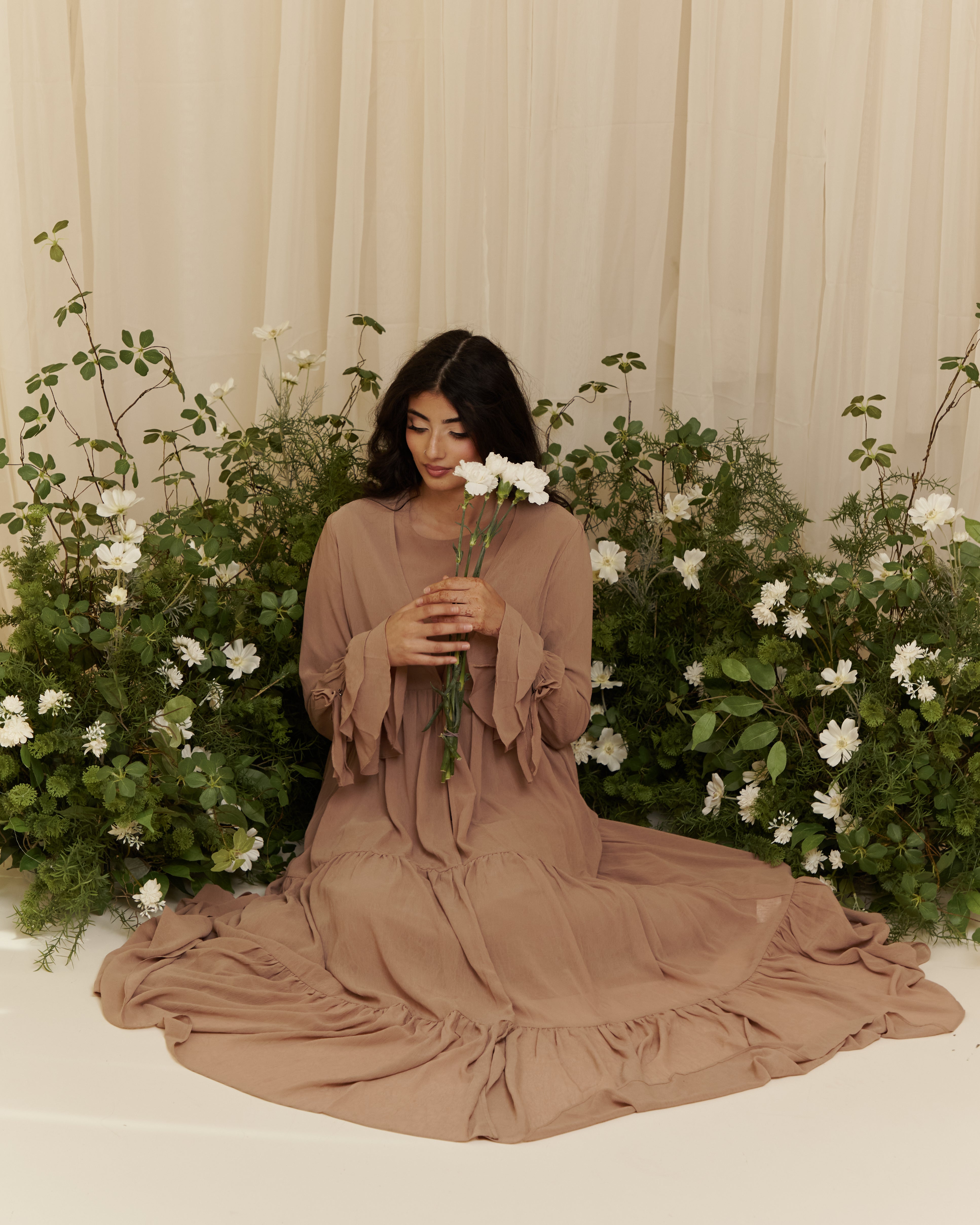 The Muse Abaya - Blush