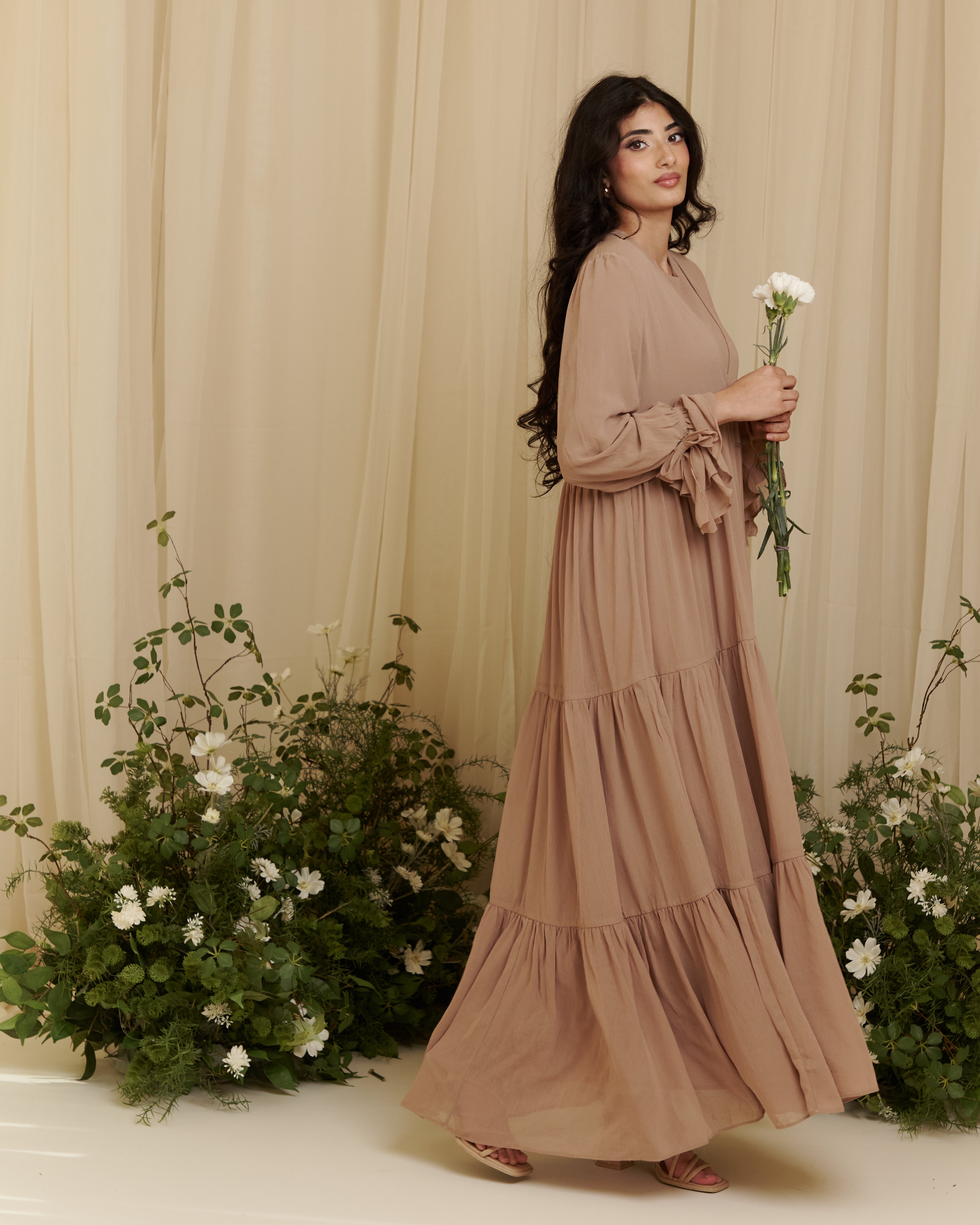 The Muse Abaya - Blush
