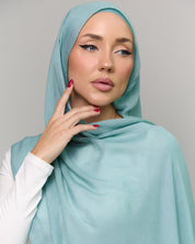 Modal Matching Hijab & Undercap Set - Tabariya Blue