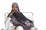 Printed Modal Hijab - Cosmic Waves