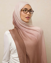 Ombré Modal Hijab - The Latte Girl