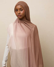 Ombré Modal Hijab - The Latte Girl