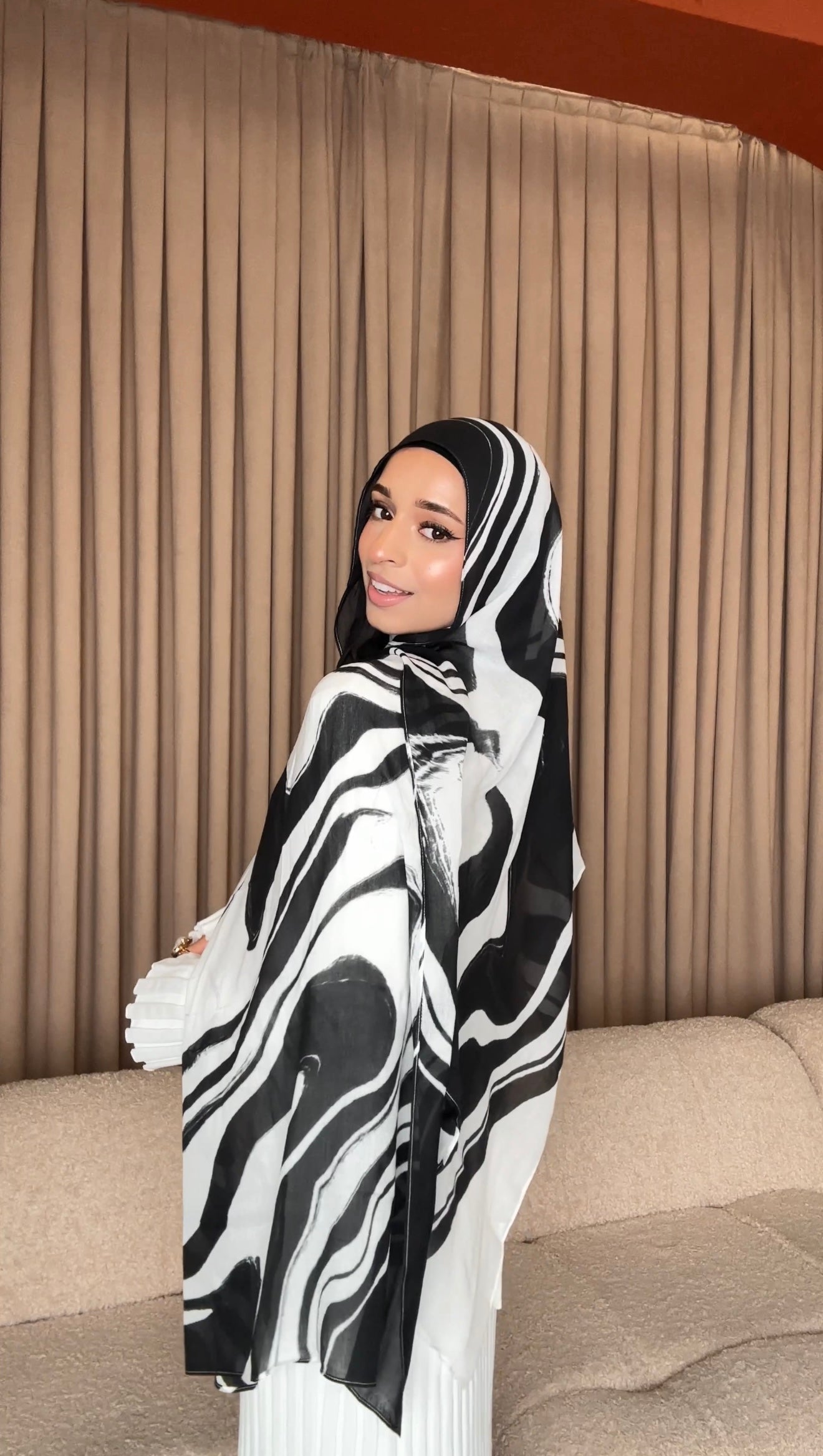 Printed Modal Hijab - Elysian