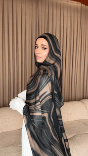 Printed Modal Hijab - Brewed