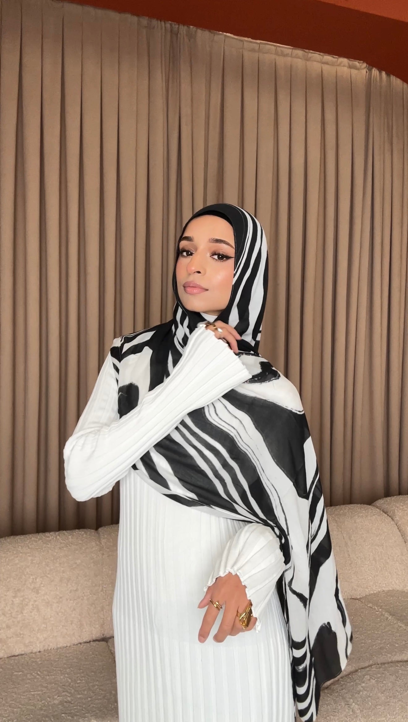 Printed Modal Hijab - Elysian