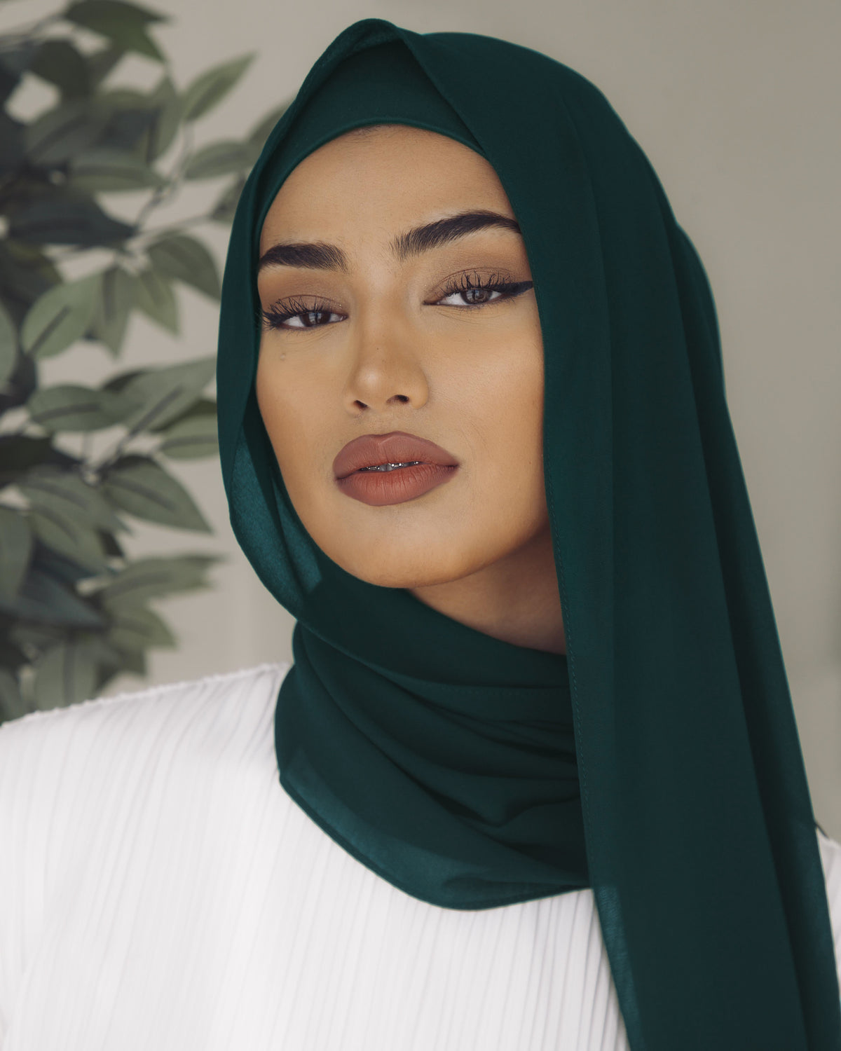 Matching Hijab & Undercap Set - Ocean Blue