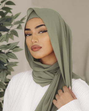 Matching Hijab & Undercap Set - Mint