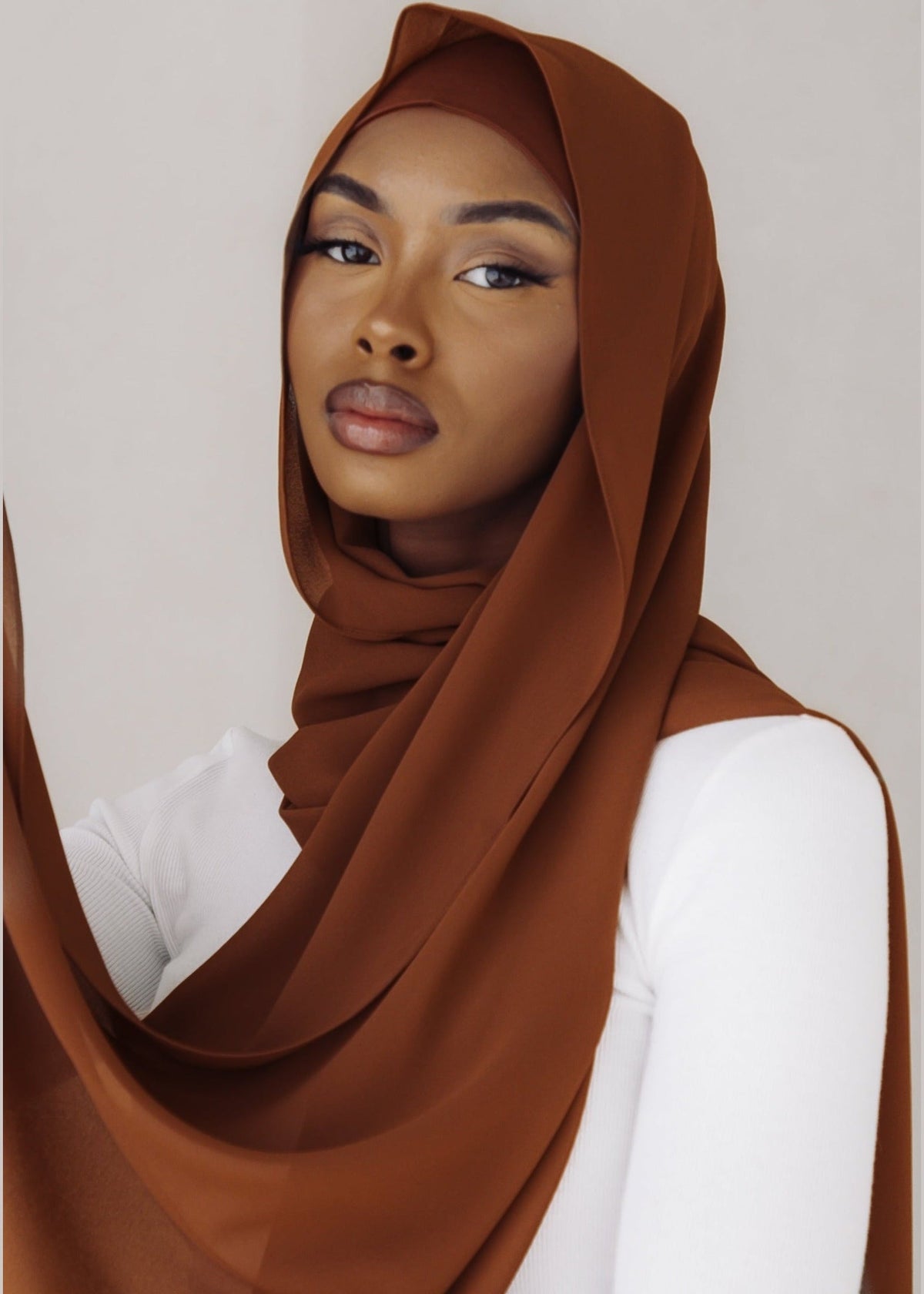 Matching Hijab & Undercap Set - Honey