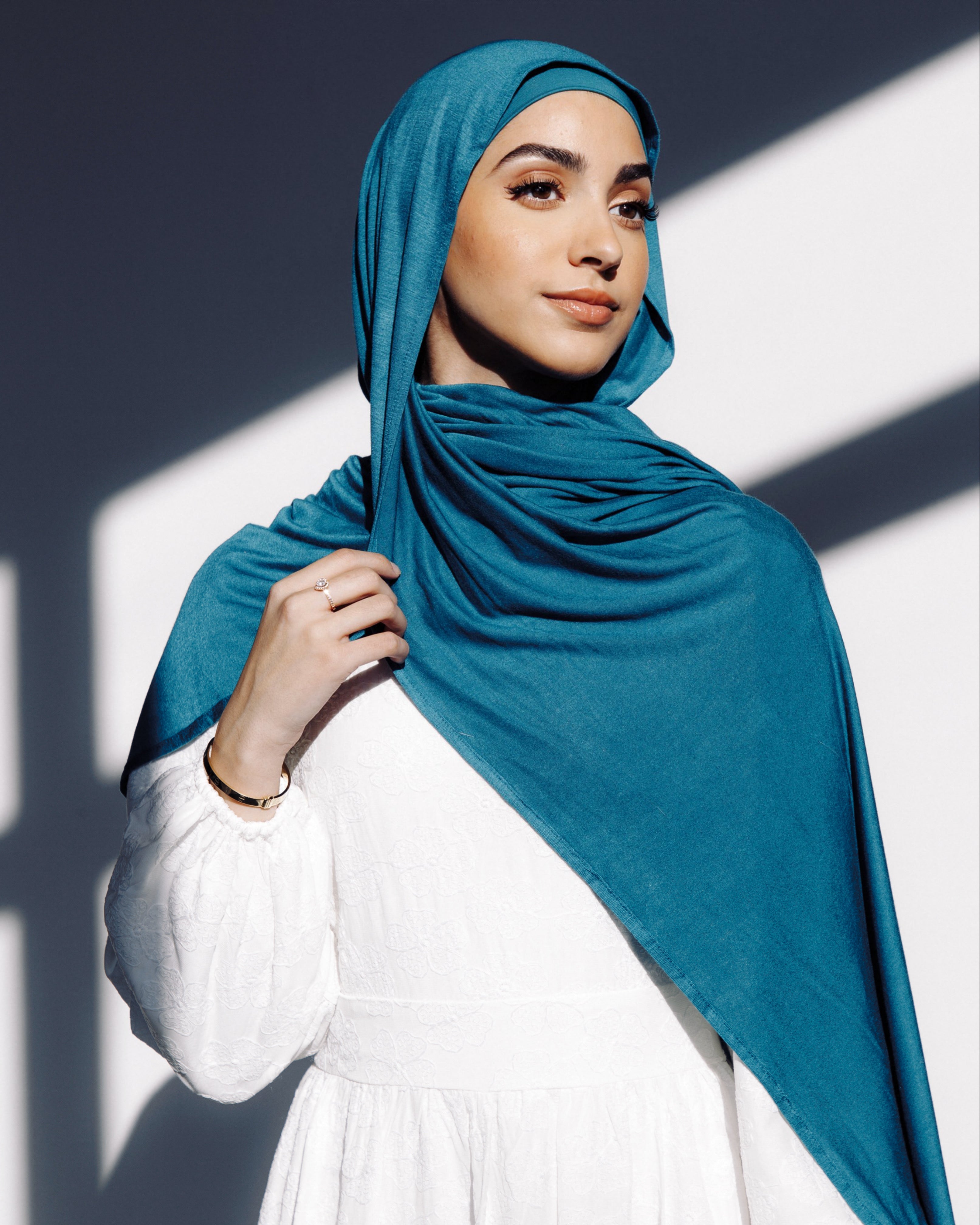 Premium Jersey Hijab - Evergreen