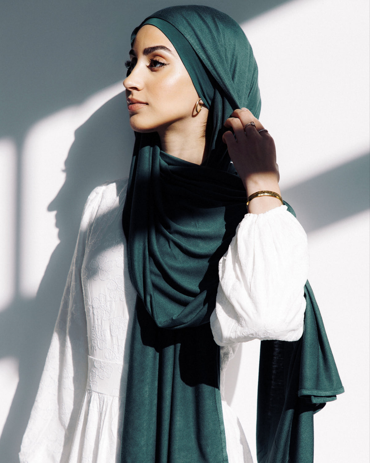 Jersey Matching Hijab & Undercap Set - Deep