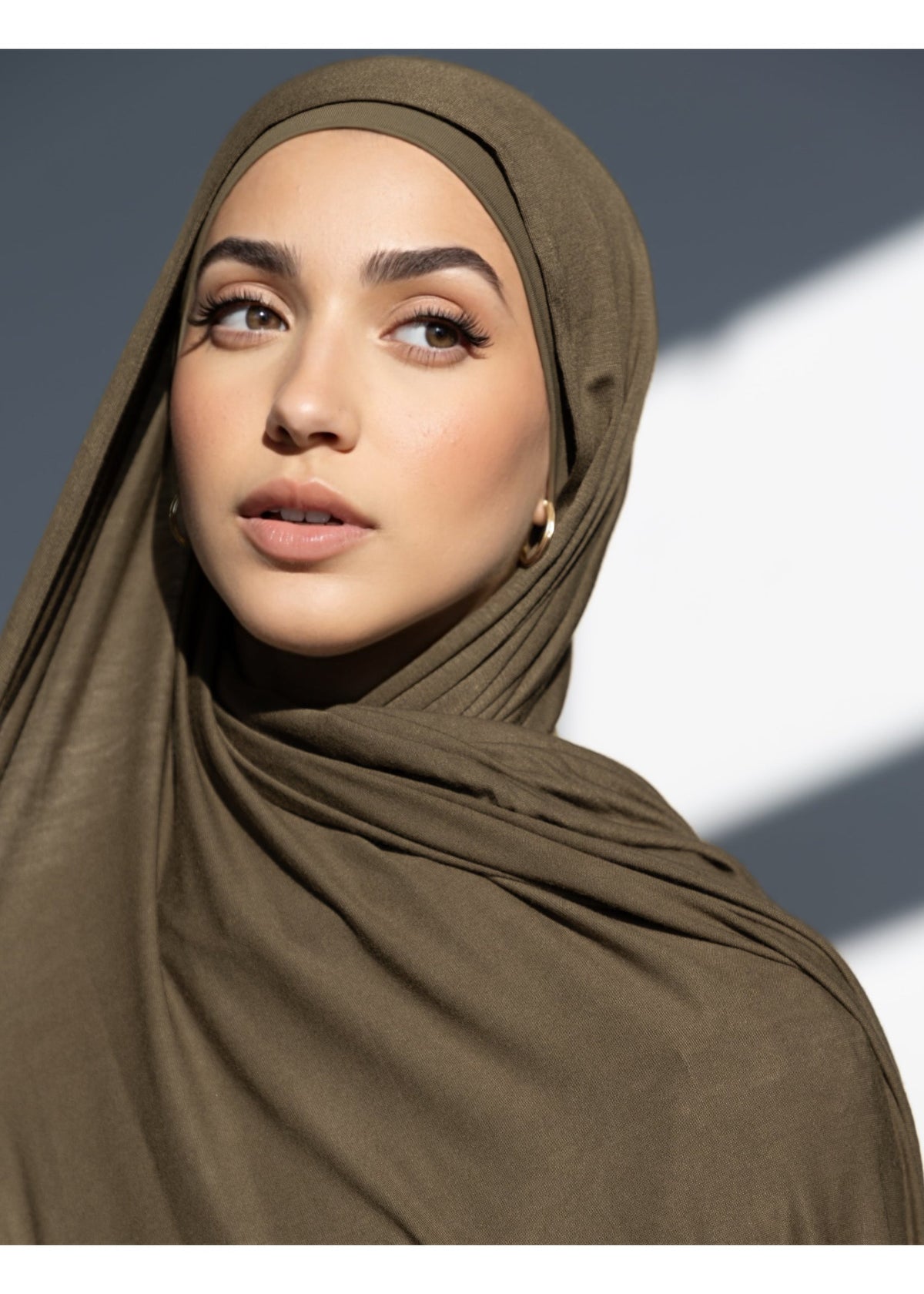 Jersey Matching Hijab & Undercap Set - Army