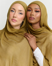 Modal Matching Hijab & Undercap Set - Butterscotch