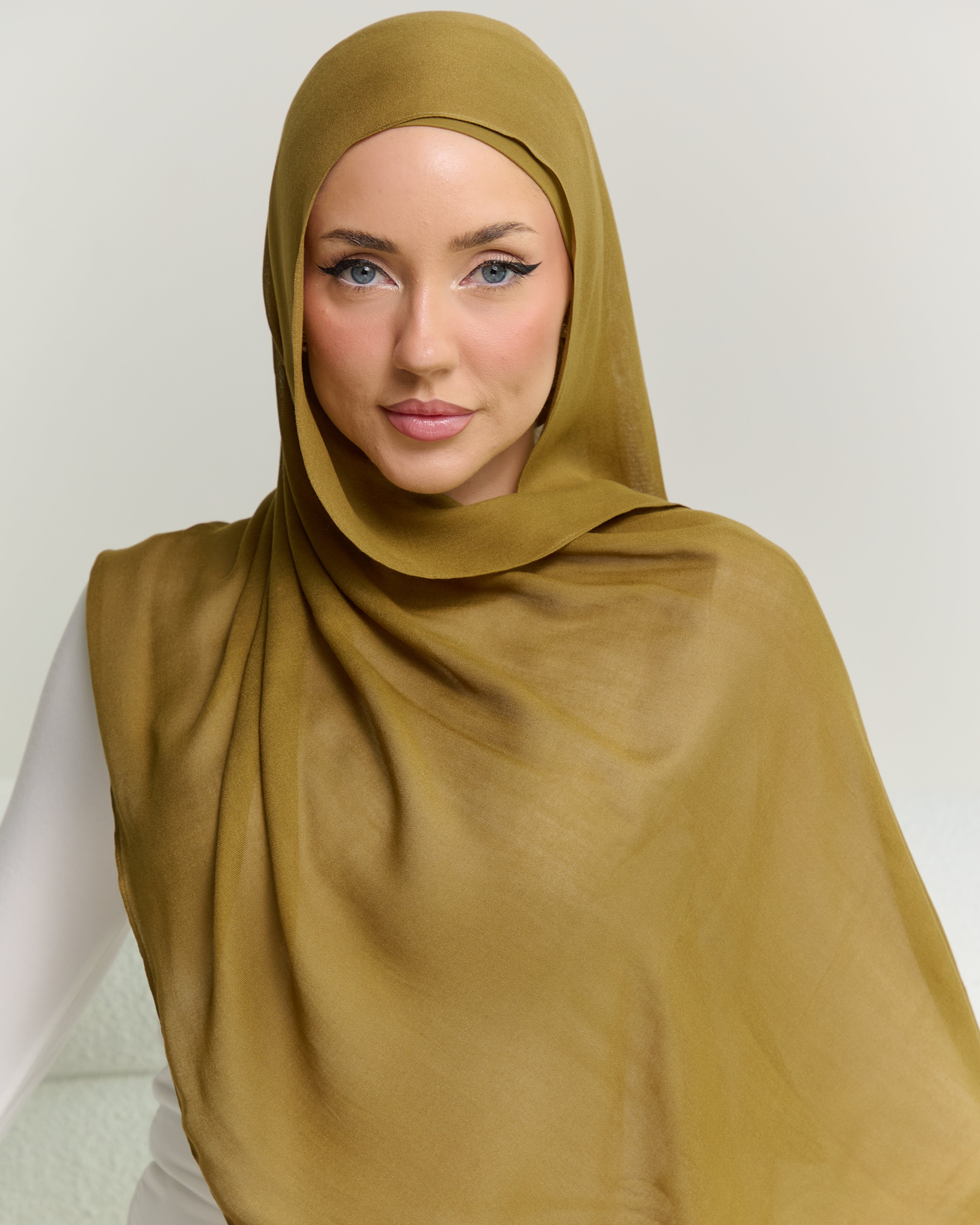 Modal Matching Hijab & Undercap Set - Butterscotch