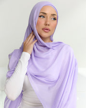 Modal Matching Hijab & Undercap Set - Bissan's Lavender