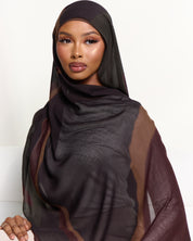 Printed Modal Hijab - Safari Sands