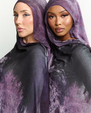 Printed Modal Hijab - Cosmic Waves