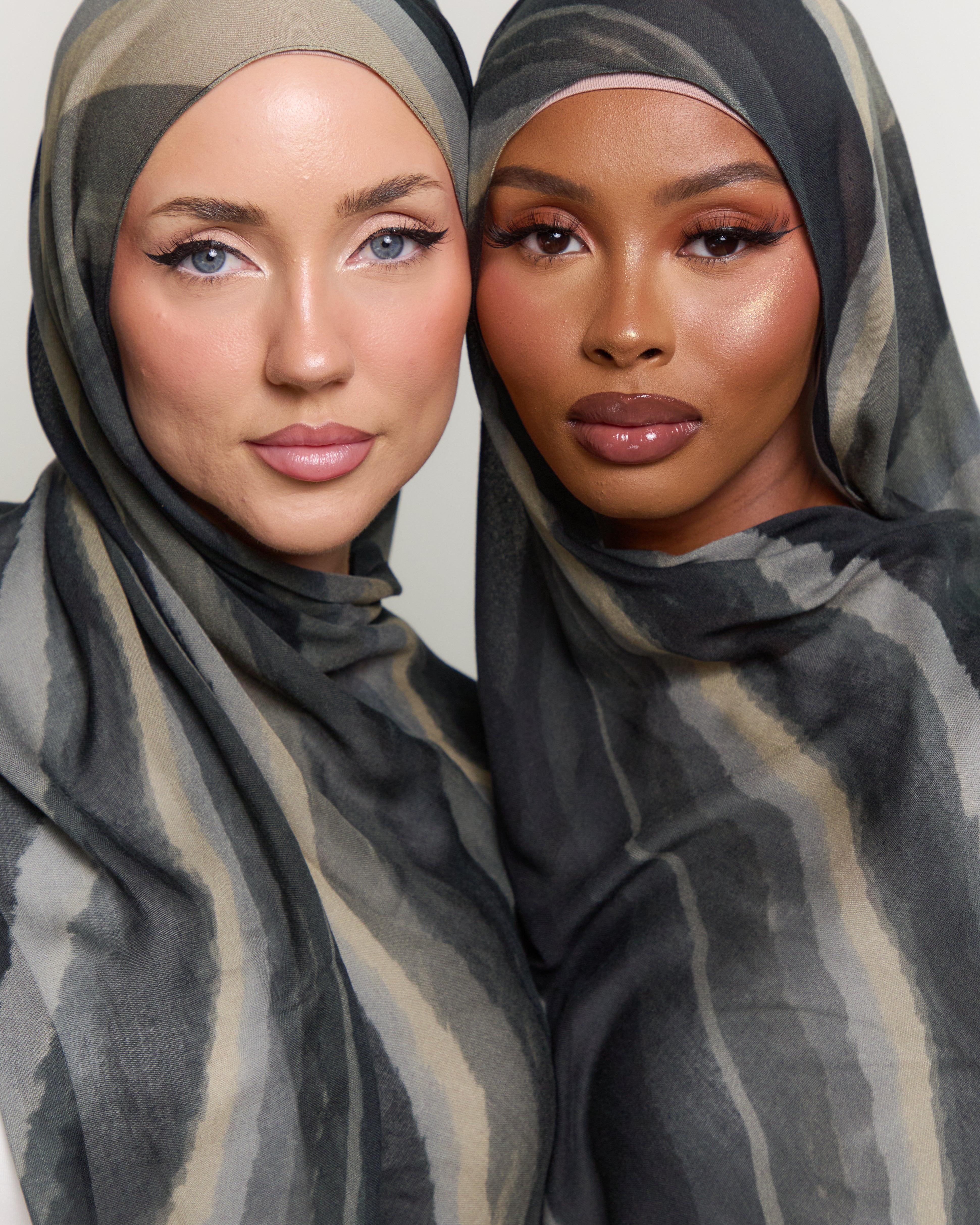 Printed Modal Hijab - Geode