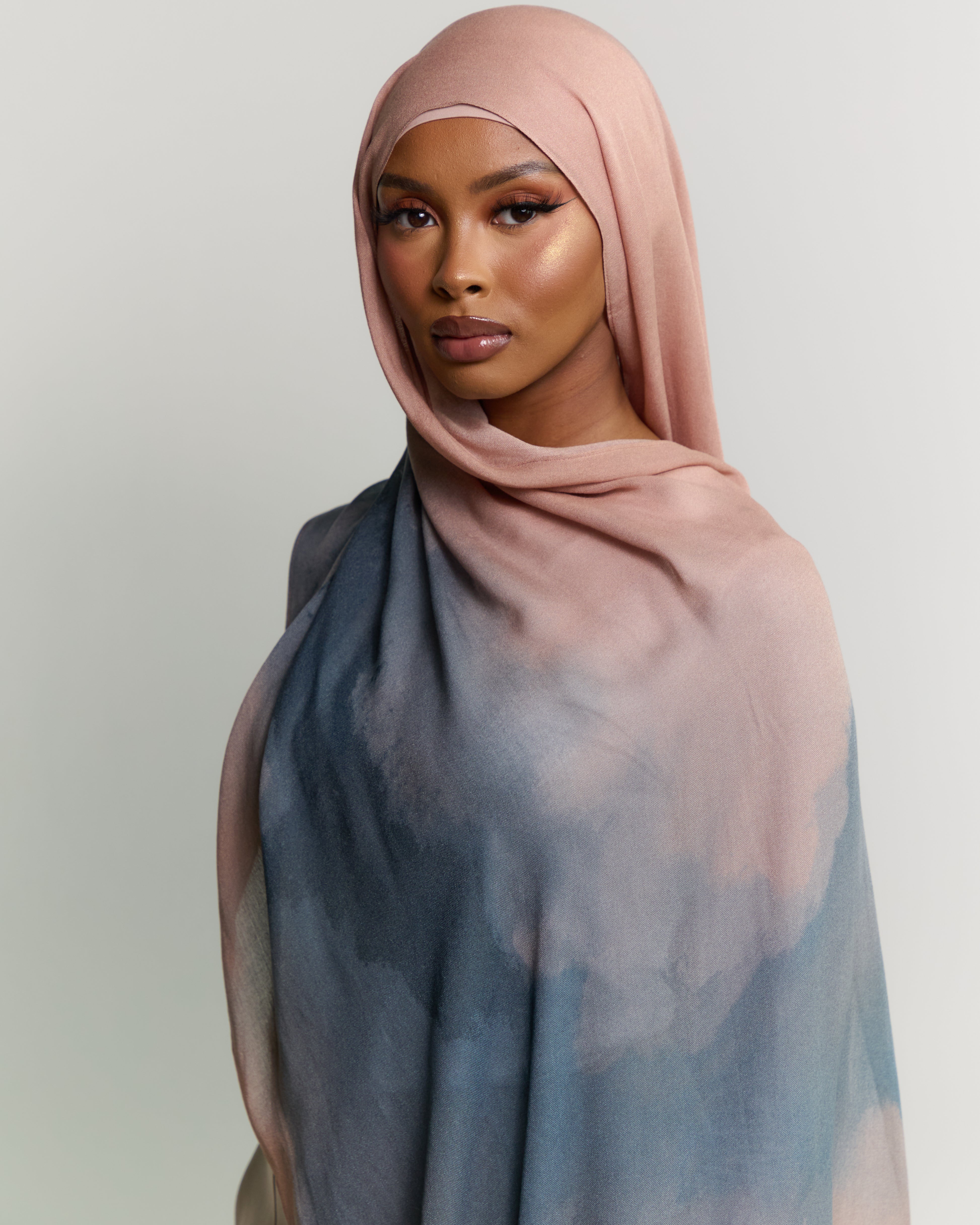 PREORDER - Printed Modal Hijab - Cotton Candy