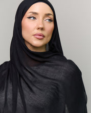 Modal Matching Hijab & Undercap Set - Onyx