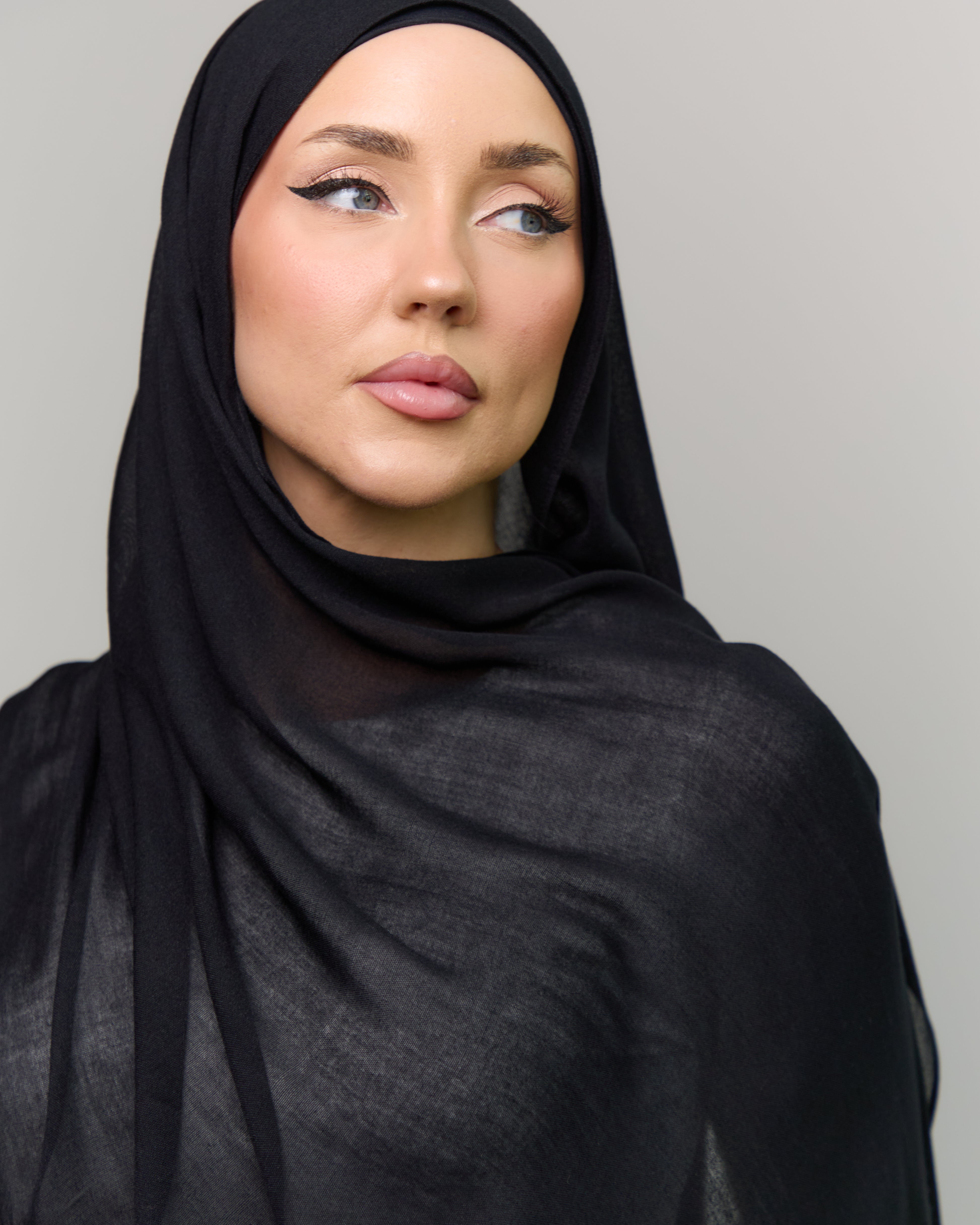 Modal Matching Hijab & Undercap Set - Onyx