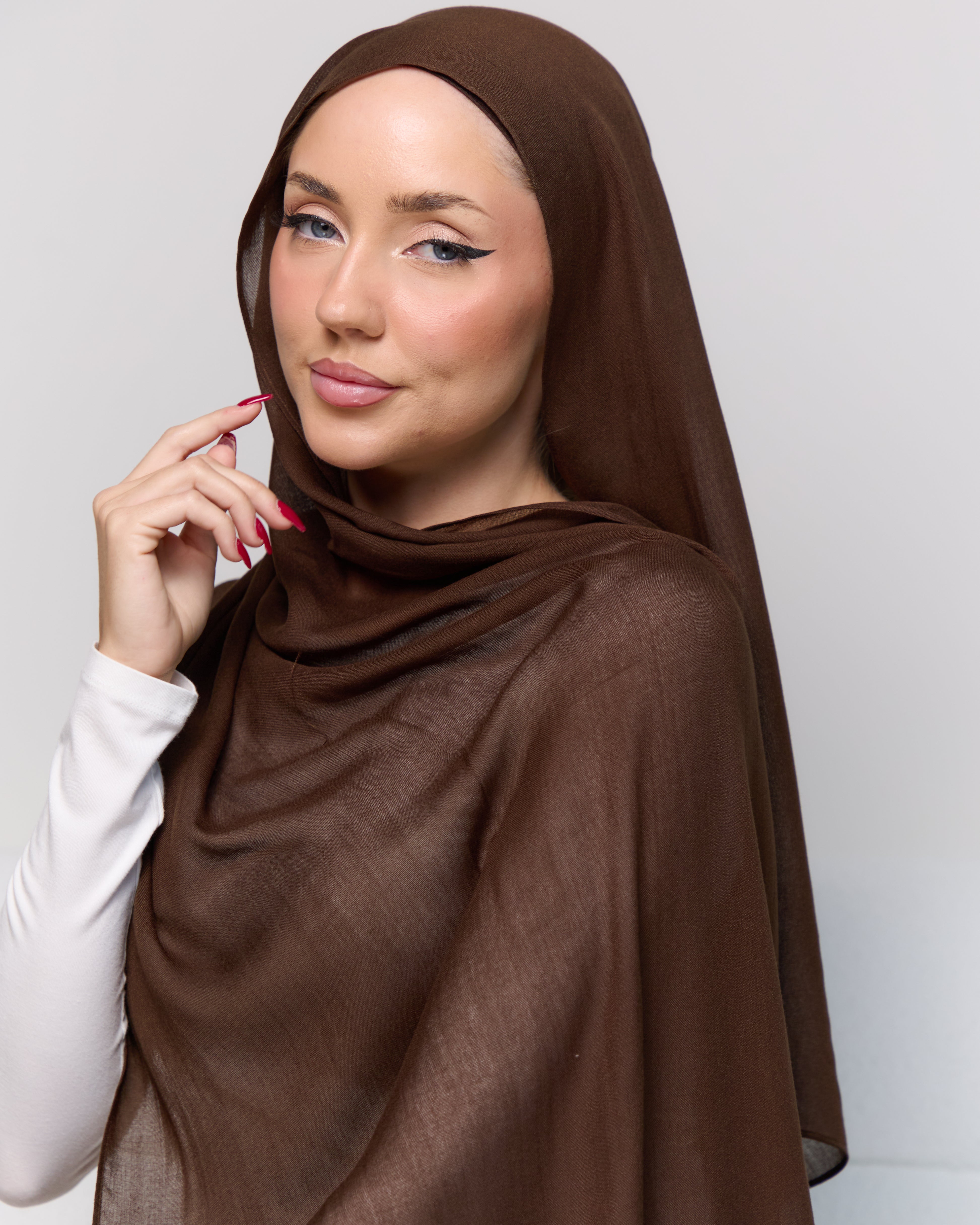 Modal Matching Hijab & Undercap Set - Spiced Chai