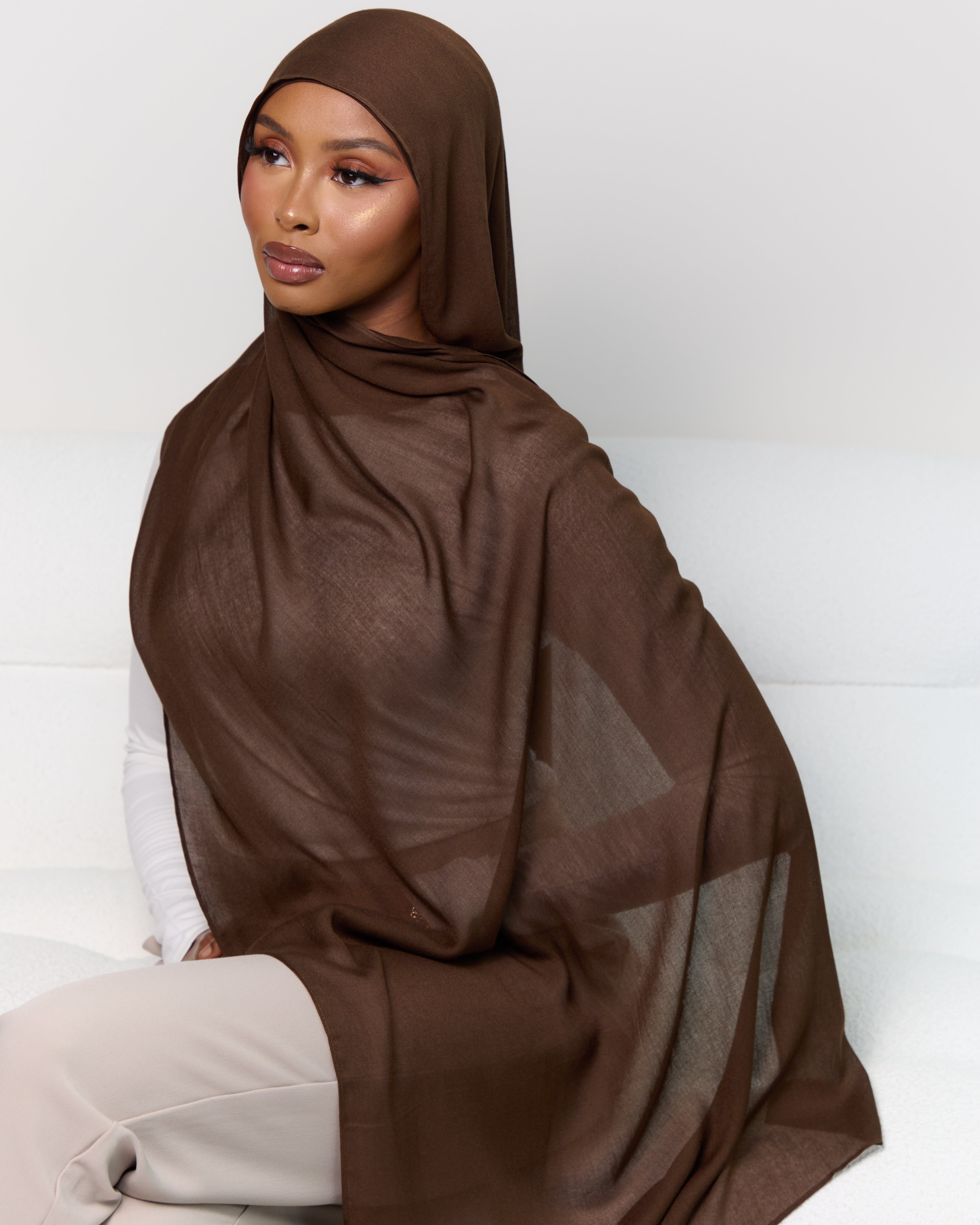 Modal Matching Hijab & Undercap Set - Spiced Chai