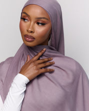 Modal Matching Hijab & Undercap Set - Plum