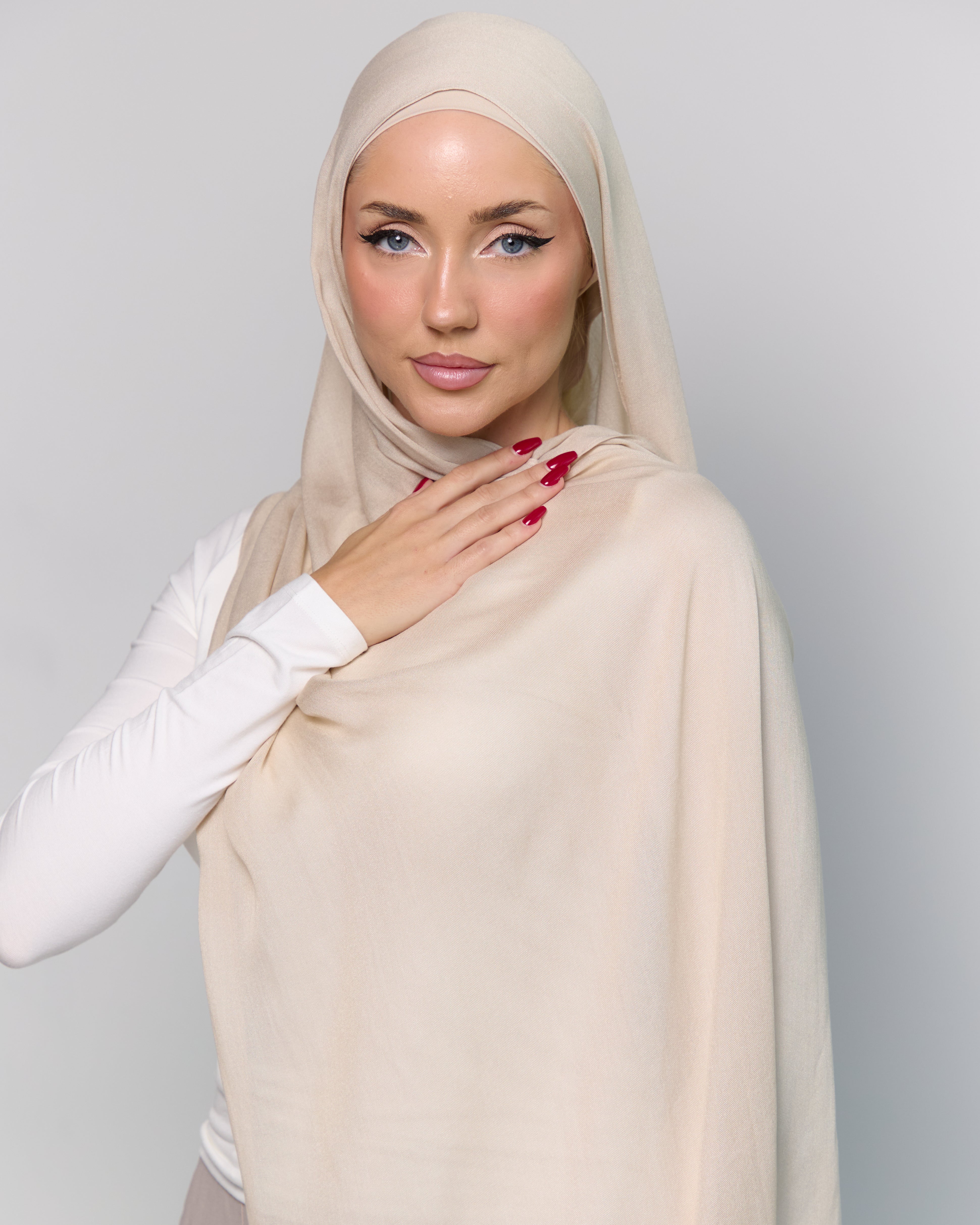 Modal Matching Hijab & Undercap Set - Desert Dune