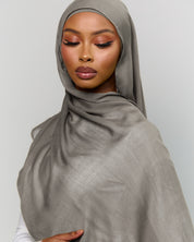 Modal Matching Hijab & Undercap Set - Toasted Almond