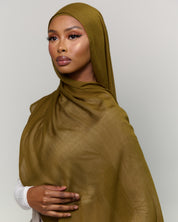 Modal Matching Hijab & Undercap Set - Golden Oak