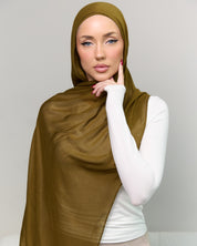 Modal Matching Hijab & Undercap Set - Golden Oak