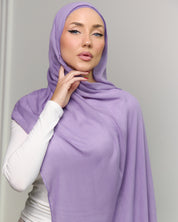 Modal Matching Hijab & Undercap Set - Lilac Veil