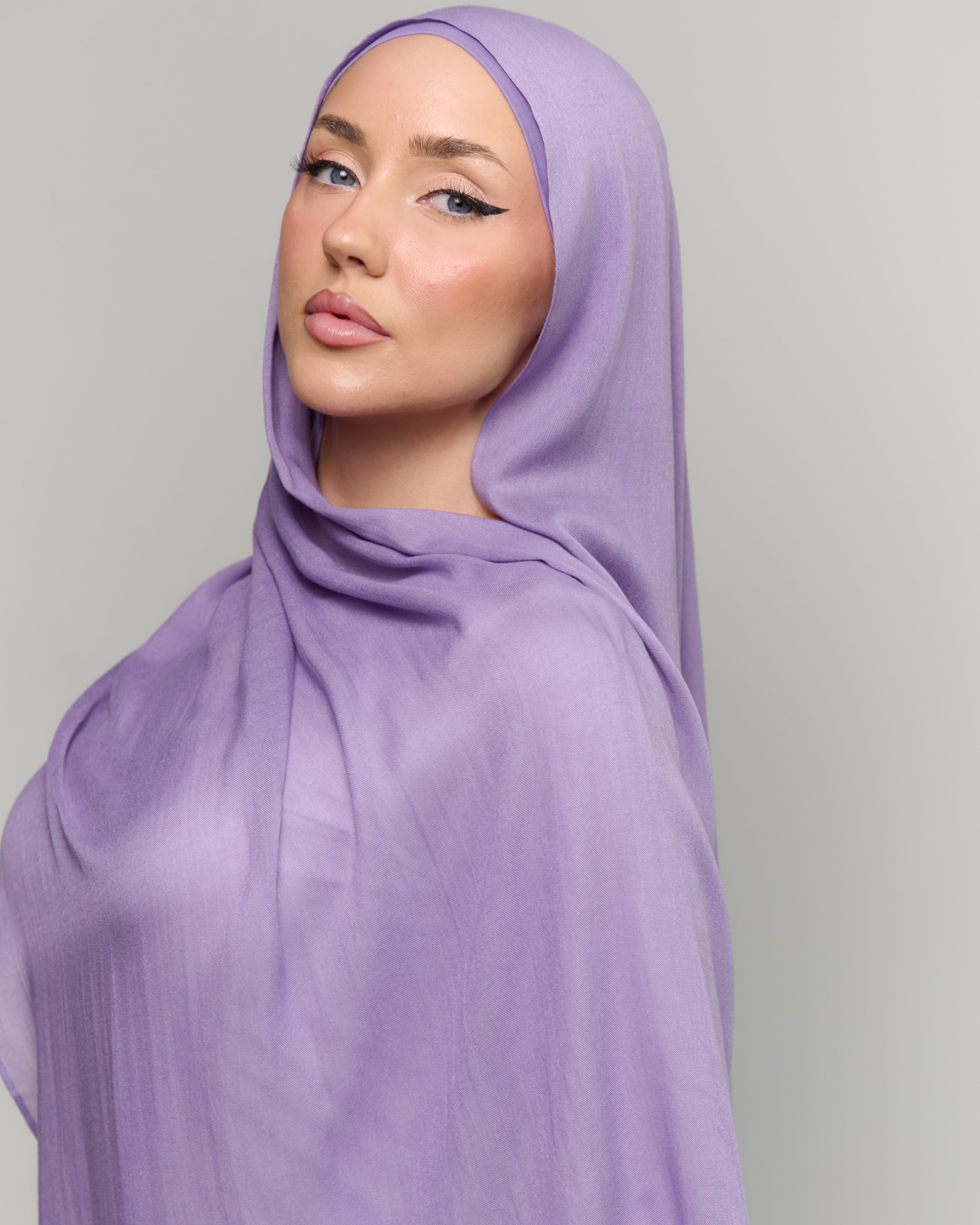 Modal Matching Hijab & Undercap Set - Lilac Veil