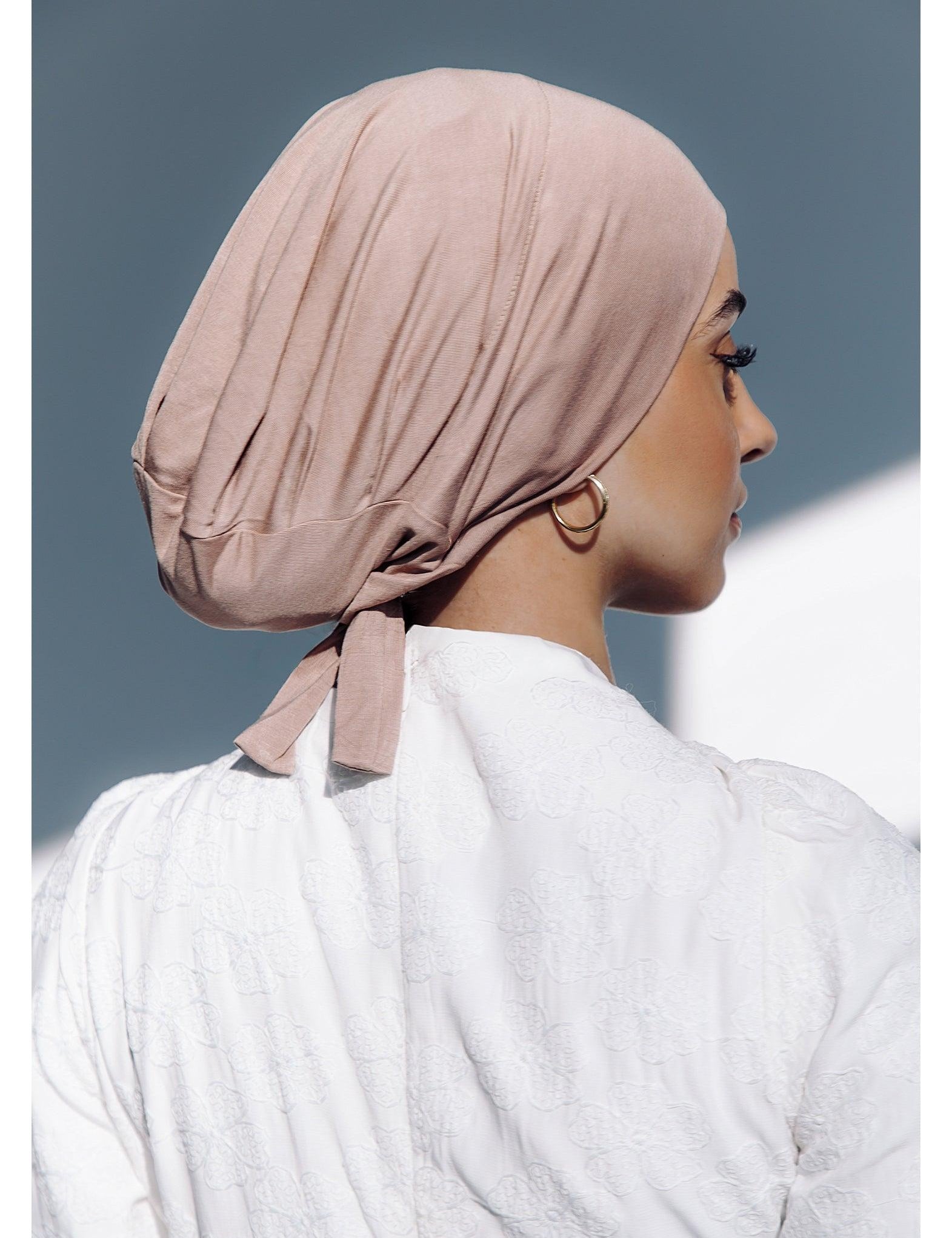 Bamboo Tie-Back Undercap - Blush - Azelefa