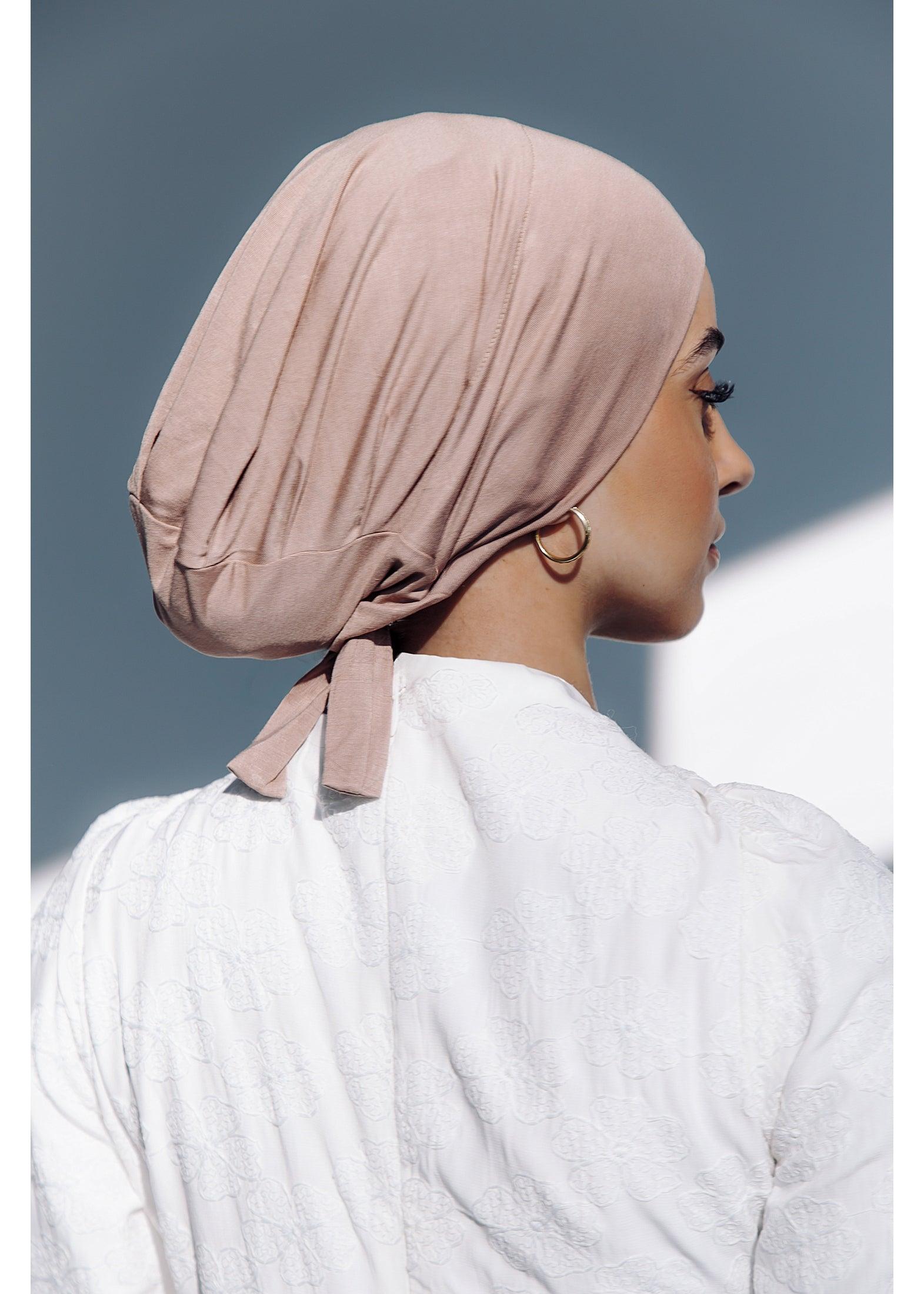 Bamboo Tie-Back Undercap - Blush - Azelefa