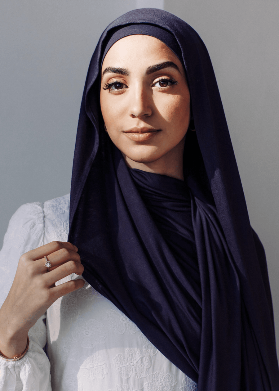 matching hijab and cap