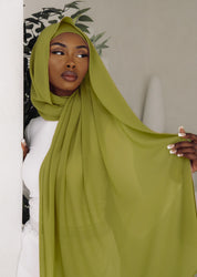 Matching Hijab & Undercap Set - Electric - Azelefa